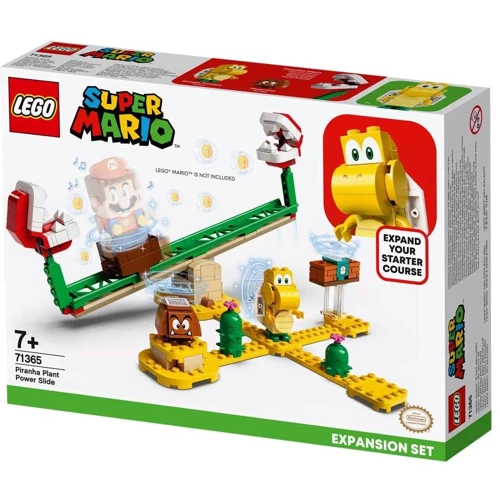 Конструктор LEGO Super Mario Мощная атака Растения-пираньи дополнительный набор (71365): Количество деталей, шт. 217