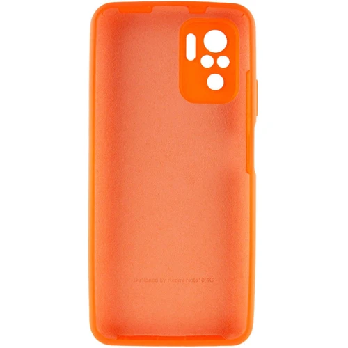 Чехол для телефонов Mobile Case Silicone Cover Shield Camera Neon Orange for Xiaomi Redmi Note 10 / Note 10s: Совместимость Xiaomi Redmi Note 10 / Note 10s