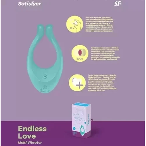Вибратор для пар Satisfyer Endless Love Turquoise