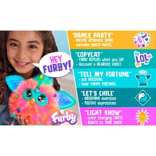 Игрушка интерактивная HASBRO FURBY Furby Коралловый (F6744) фото 5