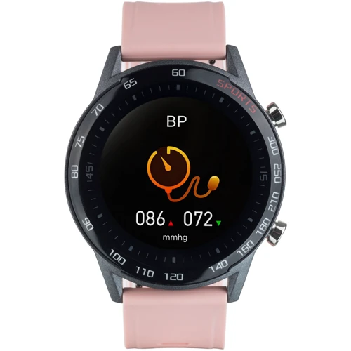 Смарт-часы Globex Smart Watch Me2 Pink: Материал корпуса пластик
