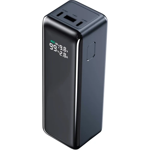 Внешний аккумулятор Wesdar Power Bank 30000mAh 160W Black (S1311): Емкость батареи, мАч 30000