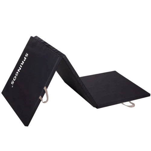 Springos 180 x 60 x 3 см FA0060 Black гімнастичний складаний (FA0060) фото 5