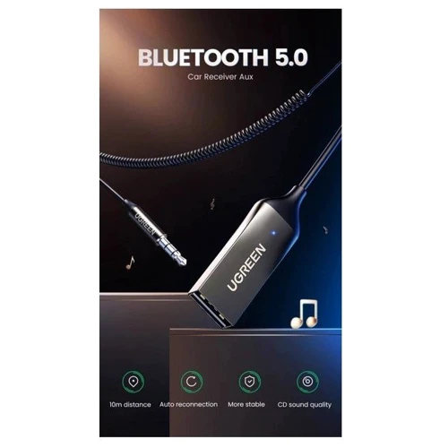 Bluetooth-ресивер UGREEN CM309 Bluetooth Car Receiver Aux with Mic Space Gray: Производитель Ugreen