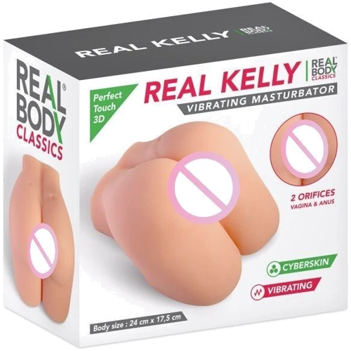 Мастурбатор с вибрацией Real Body Real Kelly
