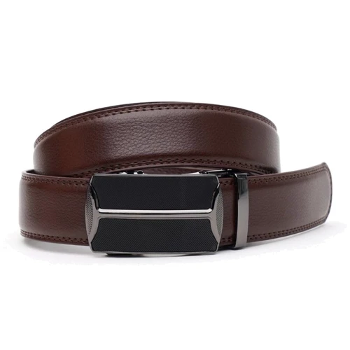 Мужской ремень Borsa Leather коричневый (V1GKX18-brown)