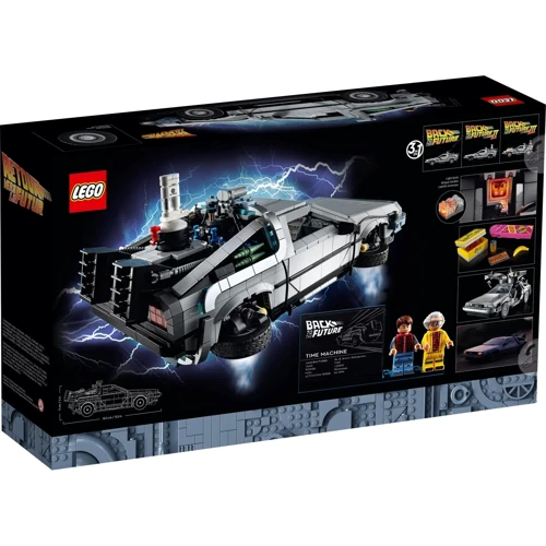 Авто-конструктор LEGO Icons Назад в будущее: Машина времени (Делориан) (10300) фото 9