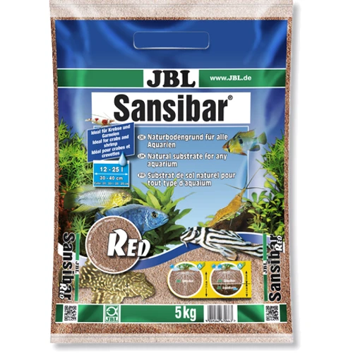 Грунт JBL Sansibar Red для аквариумов красный 5 кг
