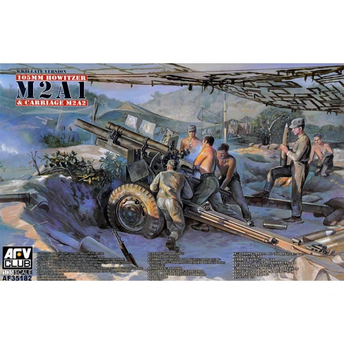 Американская полевая AFV-Club 105mm гаубица M2A1 Carriage M2A2