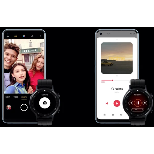Смарт-годинник Realme Watch S Black: Тип гаджета Дорослі смарт годинник