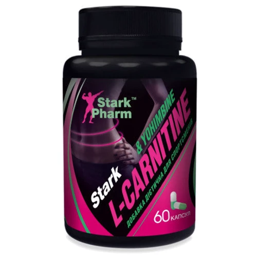 Жироспалювач Stark Pharm L-Carnitine & Yohimbine 60 caps: Смак Без смаку