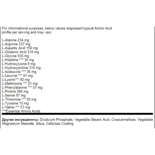 Piping Rock Multi Aminos 1000 mg 200 caplets Мультиаминокислоты: Форма выпуска Таблетки