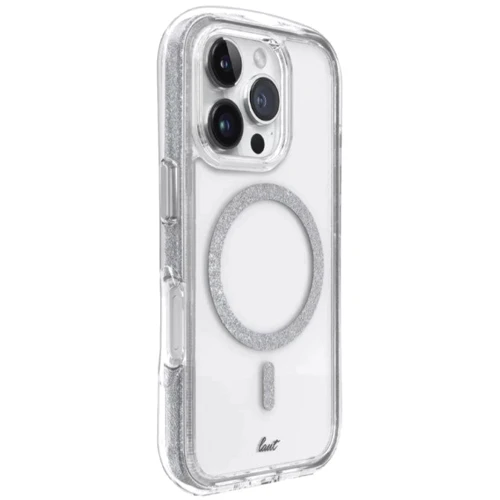 Чехол для iPhone LAUT AERO SPARKLE MagSafe Silver (L_IP24D_AS_SL) for iPhone 16 Pro Max фото 6