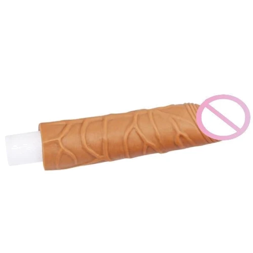Насадка Pleasure X-Tender Penis Sleeve Brown Add, Brown