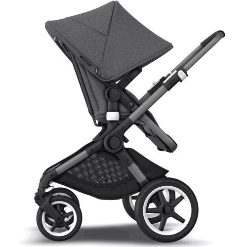 Универсальная коляска 2 в 1 Bugaboo Fox3 Graphite/ Grey Melange/ Grey Melange фото 9