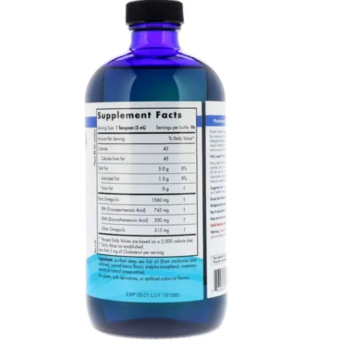 Nordic Naturals Omega-3, Lemon, 1.560 mg, 16 fl (473 ml) (NOR02764): Тип Омега 3