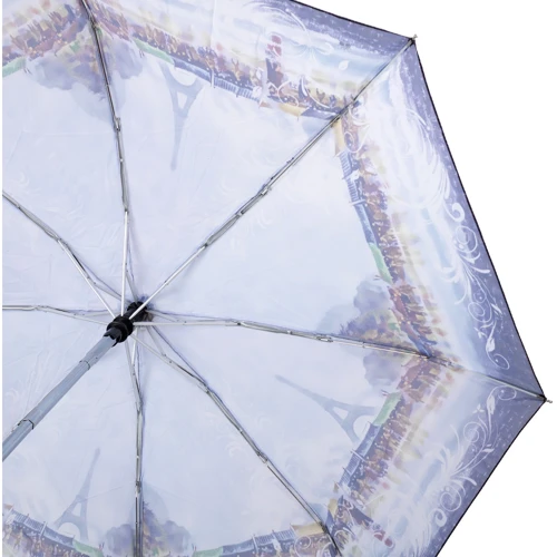 Зонт женский автомат Magic Rain голубой (ZMR49224-2): Тип ручки Прямая