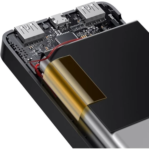 Зовнішній акумулятор Baseus Power Bank 30000mAh Bipow Display 15W Black (PPDML-K01/PPBD050201): Сила струму на виході, A 3