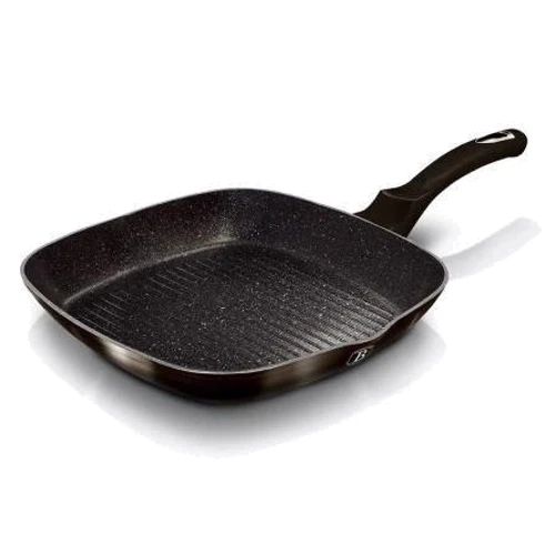 Сковорідка-гриль Berlinger Haus Shiny Black 28х28х4.1см (6611-BH)
