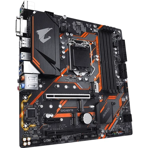 GIGABYTE B365M AORUS ELITE: Оперативная память 4xDDR4 2666, до 64 ГБ