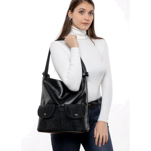 Женская сумка-рюкзак Sambag Asti XKH черная (20551070): Страна производитель Украина