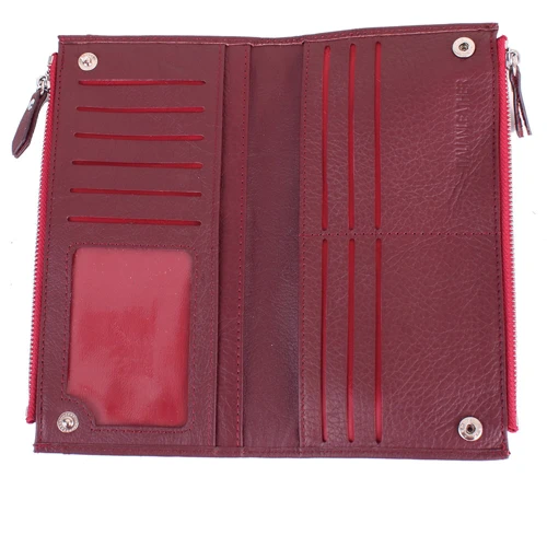 Жіночий гаманець ST Leather Accessories бордовий (NST420-dark-red): Країна виробник Україна