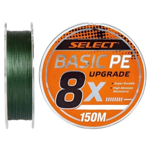 

Шнур Select Basic Pe 8x 150m (темн-зел.) #0.8/0.12mm 14lb/6kg (1870.31.33)