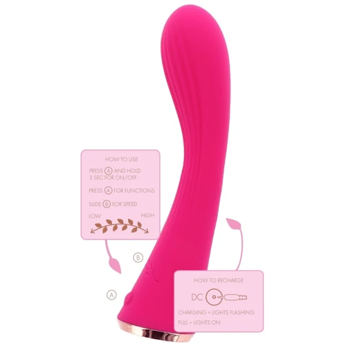Вибратор для точки G Toy Joy - Rose Vibrator