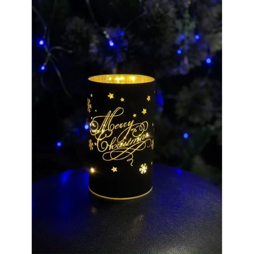 Светильник Luca Lighting Снежинки декоративный стеклянный led 15 9х15 см 3АА (8720362197607_2) фото 4