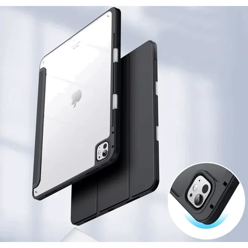 Аксессуар для iPad BeCover Soft Edge TPU with Pencil mount Black for iPad Pro 13 2024 M4 (711717): Особенности отделение для стилуса, Удобно держать в руке, Стильный дизайн, Стильный внешний вид, Складывается в подставку, Приятен на ощупь