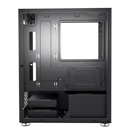 Корпус 1stPlayer B5-M-1A2: Материал передней панели пластик и сталь