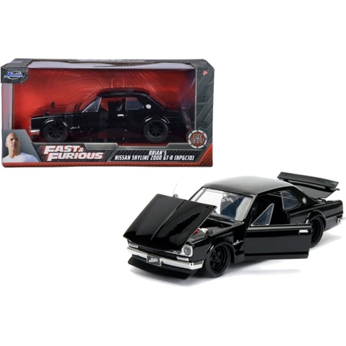 Машина металлическая Jada Форсаж Nissan Skyline 2000 Черная 1:24 (253203004) фото 8