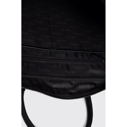 Мужская сумка мессенджер Guess Vezzola Work Bag черная (HMVEZLP1314-DAB): Фактура Зернистая, Матовая