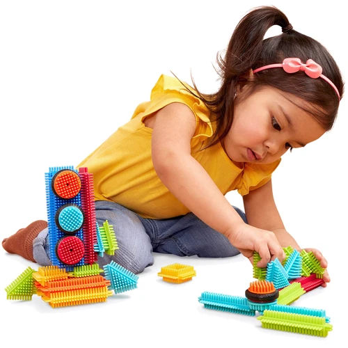 Конструктор Battat Lite серії Bristle Blocks Будівельник, 36 дет. (BT3099Z) фото 5