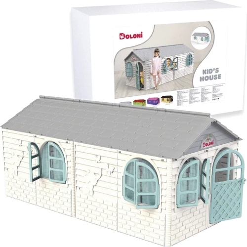 Игровой Домик со шторками DOLONI TOYS 02550/25: Цвет белый