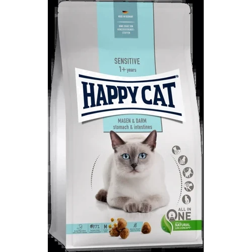Сухой корм для кошек с чувствительным пищеварением Happy Cat Sensitive Magen&Darm с уткой и рисом 4 кг (70597)