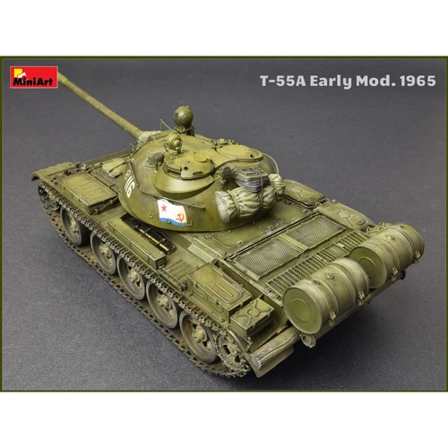 Збірна модель MiniArt Радянський середній танк Т-55А зразка 1965 р ранній (MA37057) фото 10