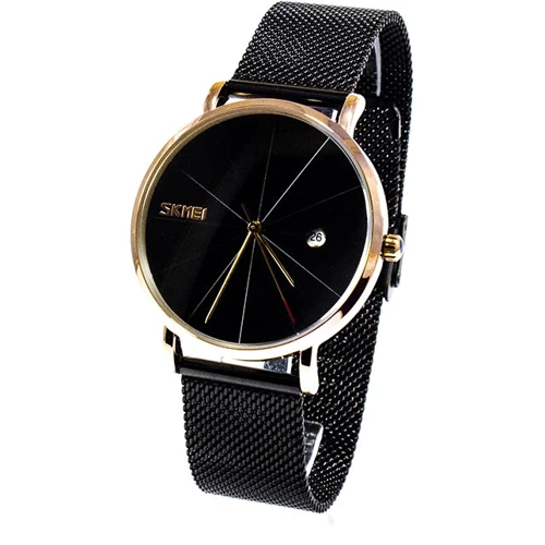 Наручний годинник Skmei 9183 Black Rose Gold (9183BOXBKG): Тип циферблата Аналоговий (стрілочний)