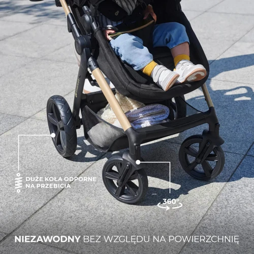 Универсальная коляска 3 в 1 Kinderkraft Moov 2 Pure Black (KSMOOV02BLKEV00) фото 15