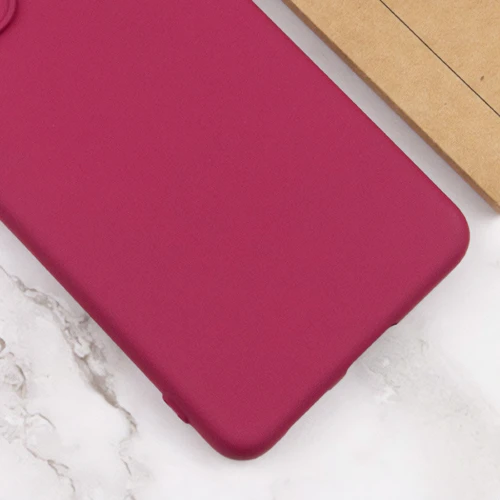 Чехол для телефонов TPU Case Getman Liquid Silk Full Camera Marsala for Samsung A065 Galaxy A06: Тип накладка на заднюю часть