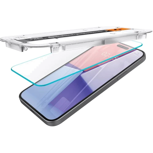 Защитное стекло для iPhone Spigen Tempered Glass EZ FIT tR 2 Pack (AGL06883) for iPhone 15 Plus: Тип аксессуара защитное стекло