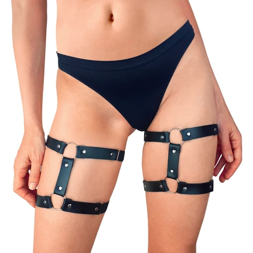 Гартеры на ногу из натуральной кожи Art of Sex - Kristina Leg Garters (2 шт)