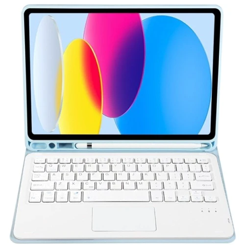 Аксессуар для iPad BeCover Case Smart Keyboard TouchPad Light Blue for iPad 10.9 (2022 / 2024) / iPad 11 2025 (712378) фото 5