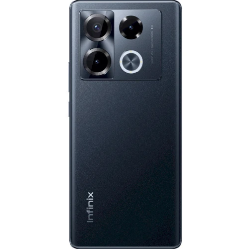 Смартфон Infinix Note 40 Pro 8/256Gb NFC Obsidian Black (UA UCRF): Камера Тройная 108 Мп (f/1.8) + 2 Мп (f/2.4) + 2 Мп (f/2.4) / Dual-LED вспышка / HDR / Панорама / Фронтальная 32 Мп (f/2.2) / Фронтальная Dual-LED вспышка