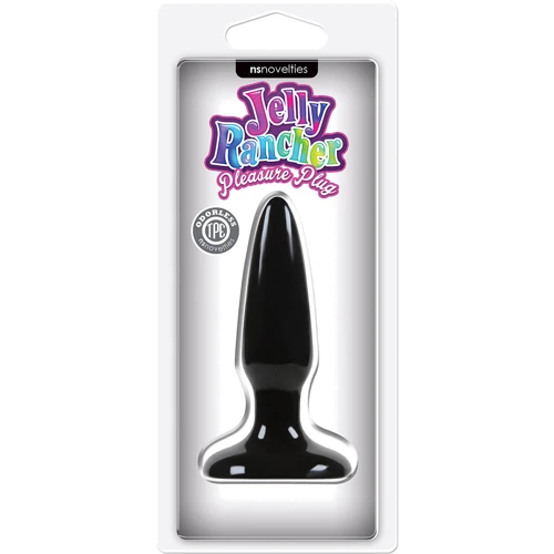 Анальная пробка Pleasure Plug Mini, 8.5x2.2 см, черный