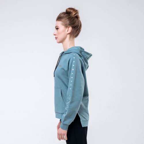 Спортивне худі Peak FW693092-GRE 40 зелене з капюшоном: Склад поліестер, бавовна