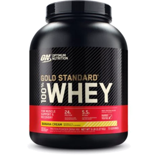 Протеин Optimum Nutrition 100% Whey Gold Standard 2270 g / 73 servings / Banana Cream