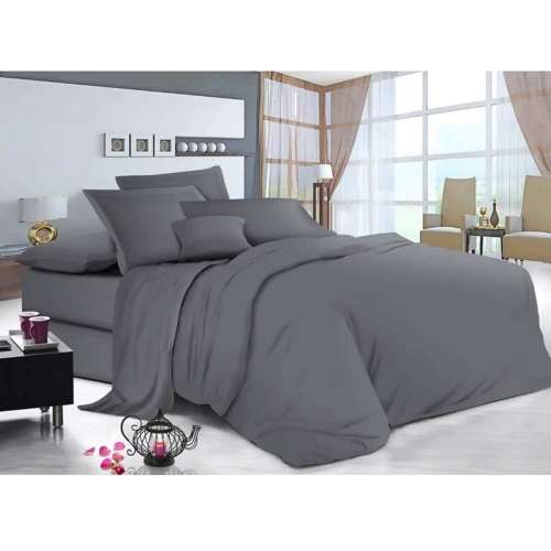 Простирадло на гумці SoundSleep Manner Grey бязь 90х200 см (93949514): Матеріал бязь