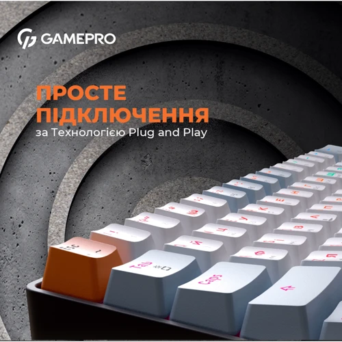 Клавиатура GamePro MK130R (Red) с Hot-Swap RGB Black фото 11