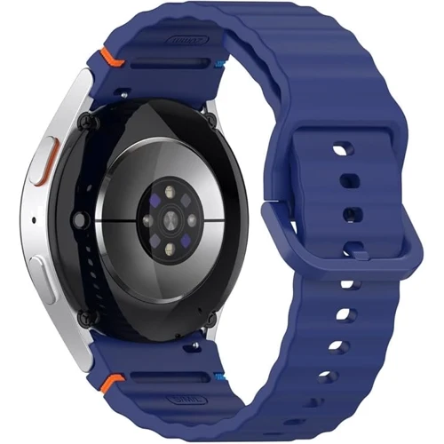 BeCover Strap Ribbed Tape Deep Blue для Samsung Galaxy Watch (20mm) 4 40mm-44mm/5 40-44mm/6 40-44mm/7 40-44mm (712040) фото 5